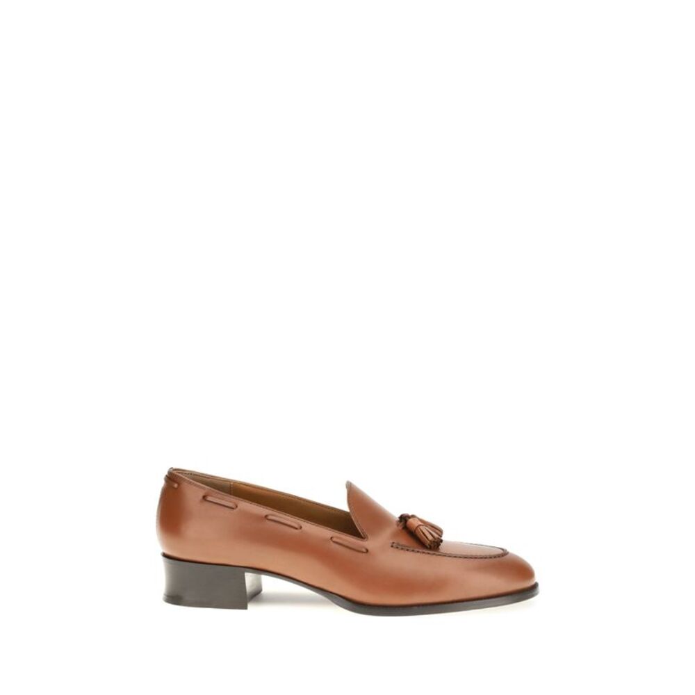 Loro Piana Women Serge Tassel Calfskin Loafers